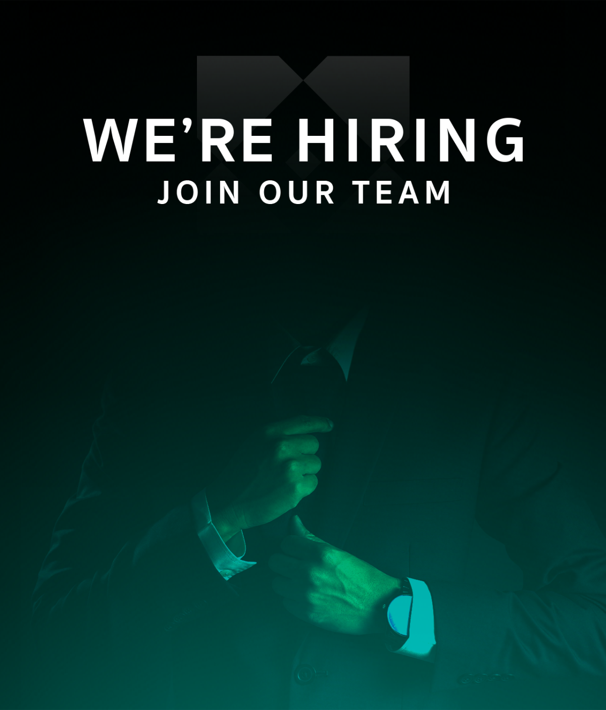 We're hiring Join Our Team
