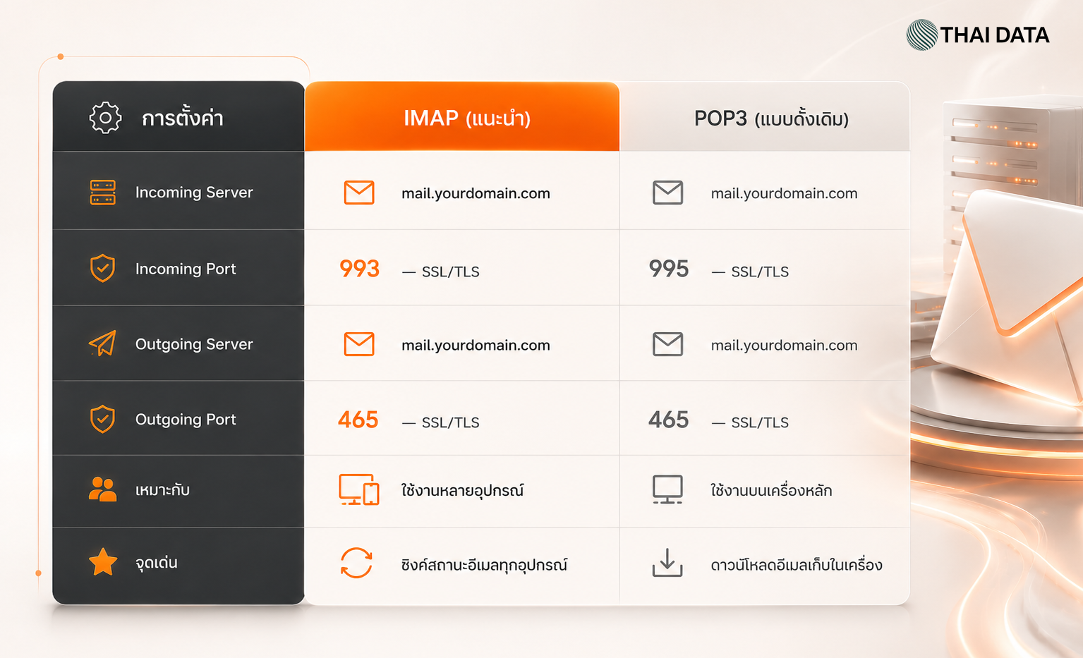 how to fix cannot check email on own domain เช็ก อีเมล